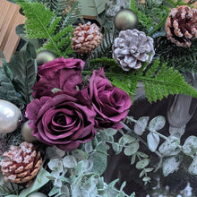 Load image into Gallery viewer, Purple Haze - Large Christmas Artificial Flower Wreath