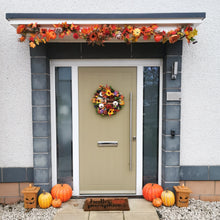 Load image into Gallery viewer, Halloween Artificial door wreath made by Partridge Blooms in Glasgow, Scotland