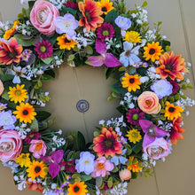 Load image into Gallery viewer, Partridge Blooms artificial floral wreaths made in Glasgow, Scotland.
