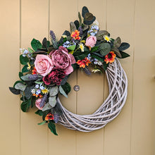 Load image into Gallery viewer, Artificial flower wreaths made in Glasgow, Scotland by Partridge Blooms
