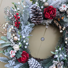 Load image into Gallery viewer, Very Berry Winter - XL Full Artificial Christmas Wreath
