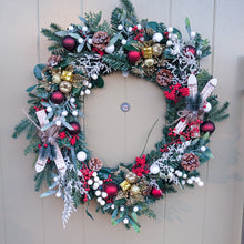 Load image into Gallery viewer, Alpine Season - XL Full Artificial Christmas Wreath
