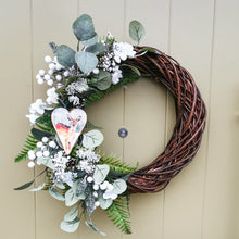 Load image into Gallery viewer, Partridge Blooms Christmas artificial wreaths made in Glasgow, Scotland
