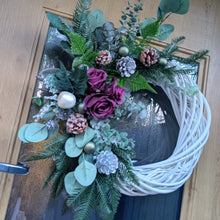 Load image into Gallery viewer, Purple Haze - Large Christmas Artificial Flower Wreath
