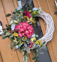 Load image into Gallery viewer, Freya - Spring Summer Large Artificial Floral Door Wreath

