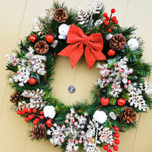 Load image into Gallery viewer, Artificial Christmas wreaths made by Partridge Blooms in Glasgow, Scotland
