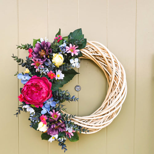 Partridge Blooms artificial floral wreaths made in Glasgow, Scotland