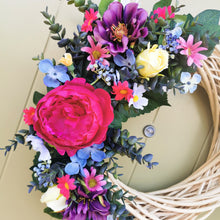 Load image into Gallery viewer, Partridge Blooms artificial floral wreaths made in Glasgow, Scotland
