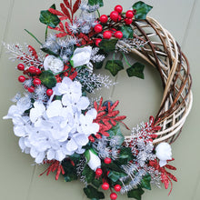 Load image into Gallery viewer, Partridge Blooms artificial Christmas wreaths made in Glasgow, Scotland
