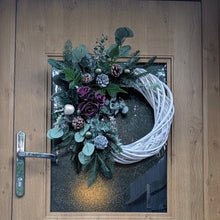 Load image into Gallery viewer, Purple Haze - Large Christmas Artificial Flower Wreath
