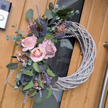 Load image into Gallery viewer, Rosa - Spring Summer Large Artificial Floral Door Wreath
