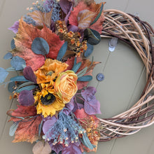 Load image into Gallery viewer, Isabella - Large Autumn Artificial Flower Wreath
