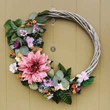 Load image into Gallery viewer, Partridge Blooms artificial spring wreaths made in Glasgow, Scotland

