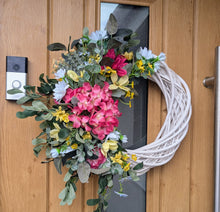 Load image into Gallery viewer, Freya - Spring Summer Large Artificial Floral Door Wreath

